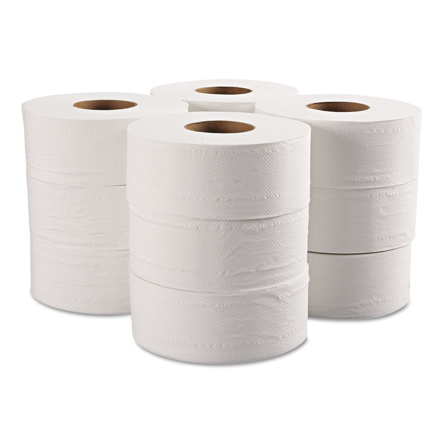 GEN Jumbo Bathroom Tissue, Septic Safe, 2-Ply, White, 650 Ft, 12 Roll/Carton - GEN29B